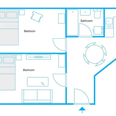 The Uckermuender - Group Flat In Berlin, Family-friendly, 2br, 2- 4 Guests Apartmán Berlín